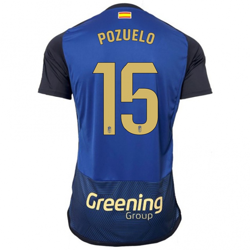 Kandiny Bambino Maglia Esther Martín-Pozuelo #15 Marina Militare Kit Gara Away 2023/24 Maglietta