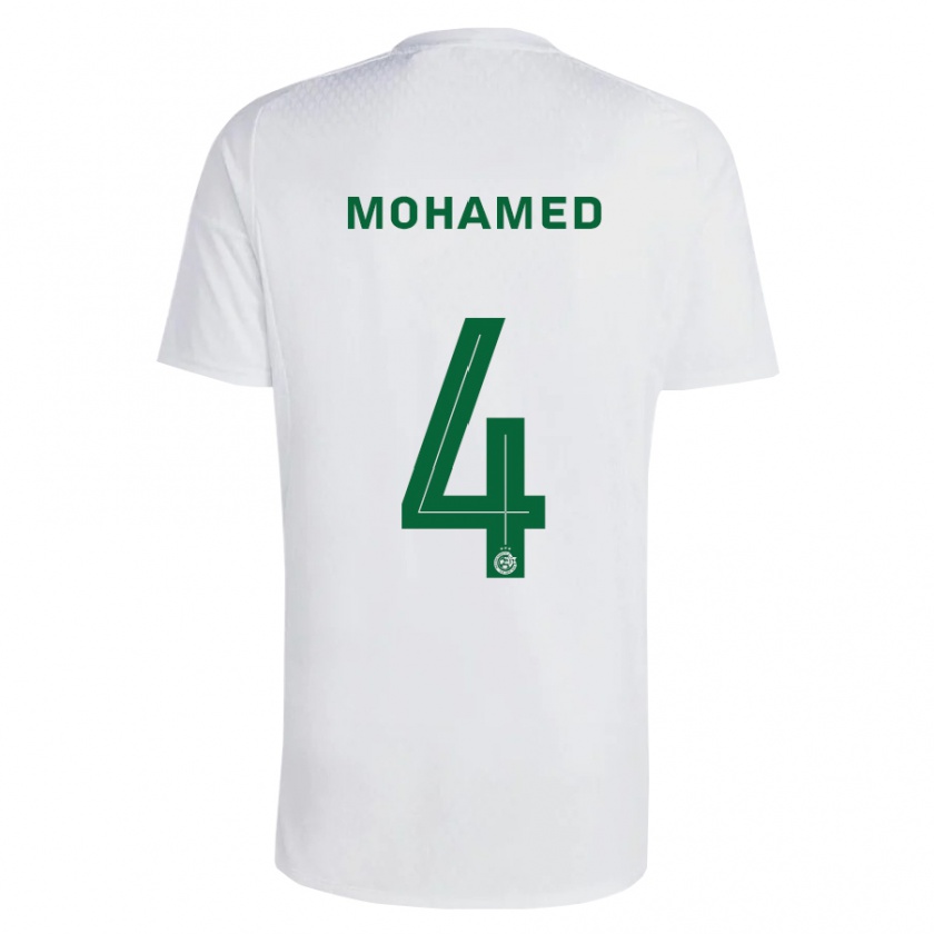 Kandiny Kinderen Ali Mohamed #4 Groen Blauw Uitshirt Uittenue 2023/24 T-Shirt België