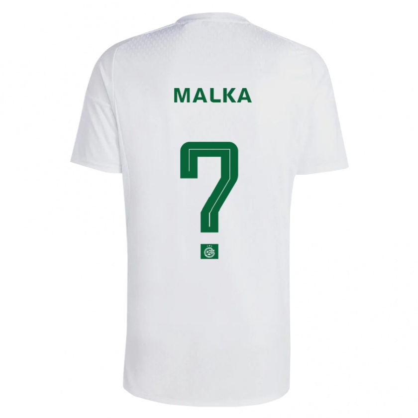 Kandiny Bambino Maglia Yaheli Malka #0 Verde Blu Kit Gara Away 2023/24 Maglietta