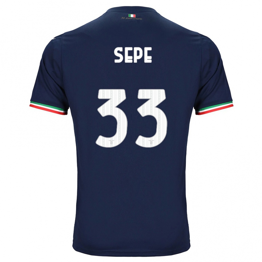 Kandiny Kinderen Luigi Sepe #33 Marine Uitshirt Uittenue 2023/24 T-Shirt België