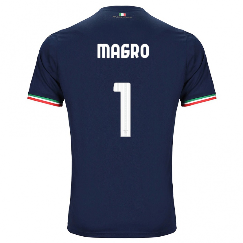 Kandiny Bambino Maglia Federico Magro #1 Marina Militare Kit Gara Away 2023/24 Maglietta