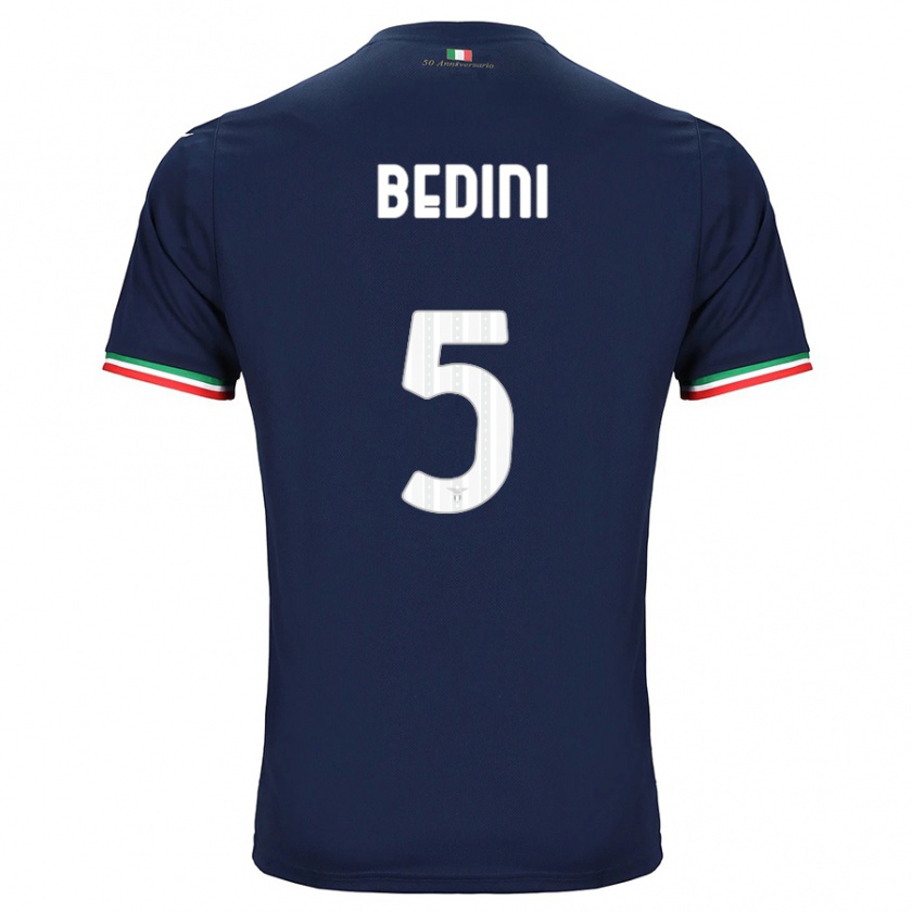 Kandiny Bambino Maglia Filippo Bedini #5 Marina Militare Kit Gara Away 2023/24 Maglietta