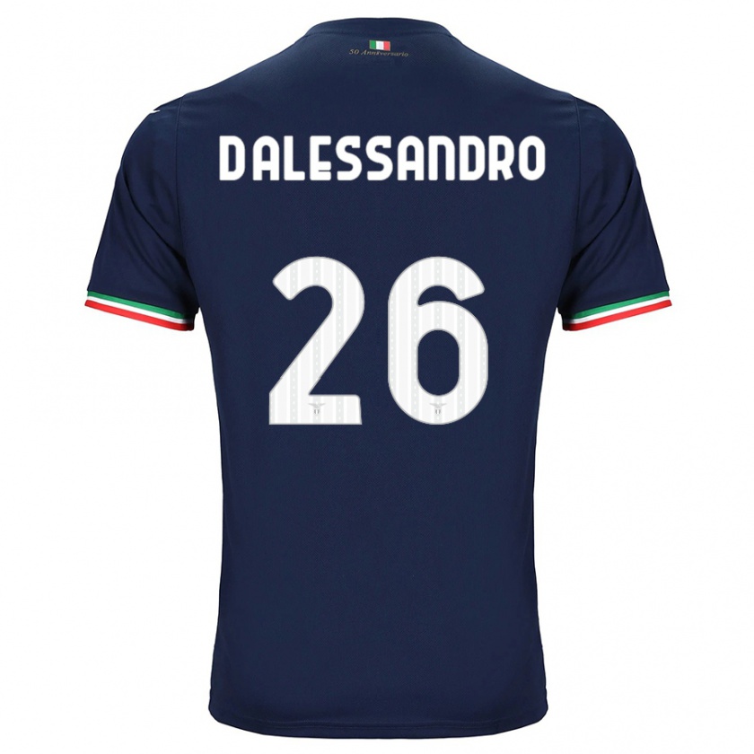 Kandiny Bambino Maglia Mattya D'alessandro #26 Marina Militare Kit Gara Away 2023/24 Maglietta