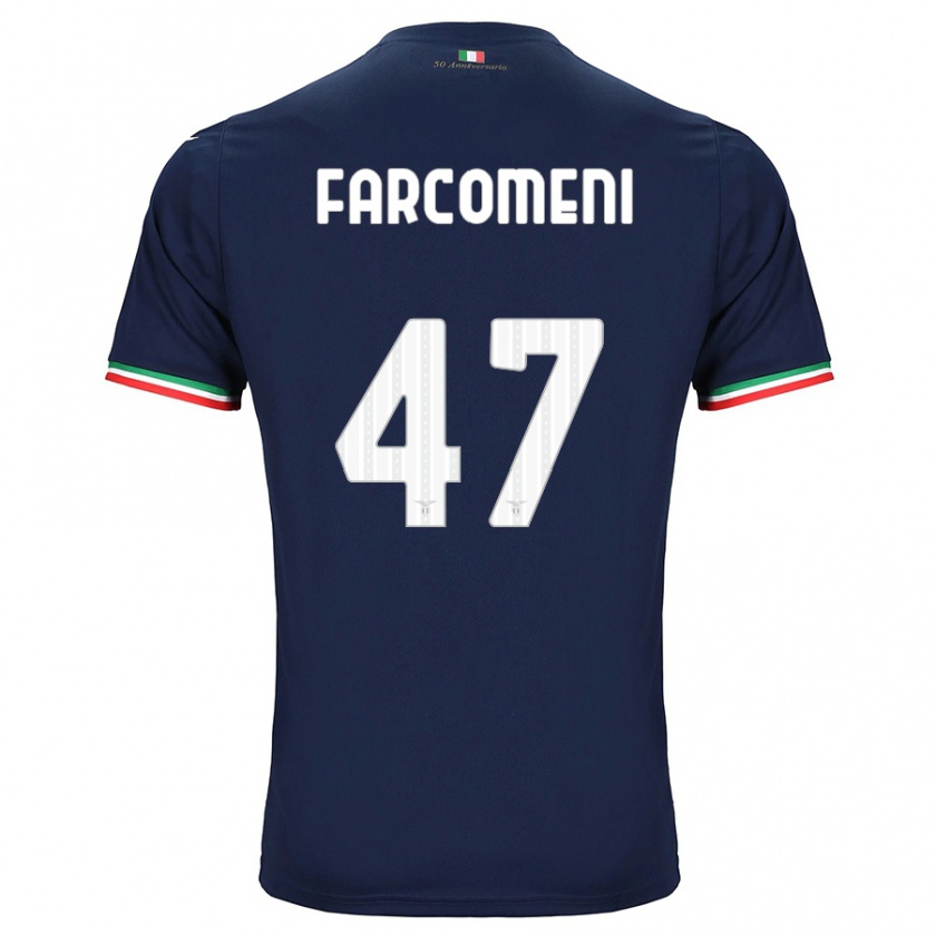 Kandiny Kinderen Valerio Farcomeni #47 Marine Uitshirt Uittenue 2023/24 T-Shirt België