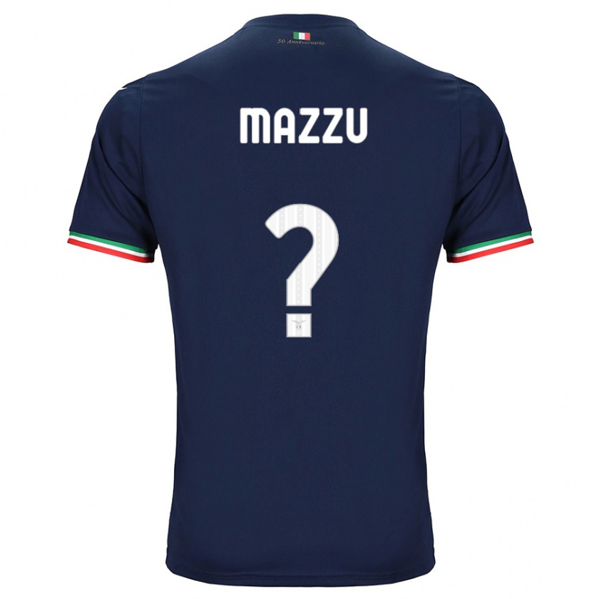 Kandiny Bambino Maglia Domenico Mazzù #0 Marina Militare Kit Gara Away 2023/24 Maglietta