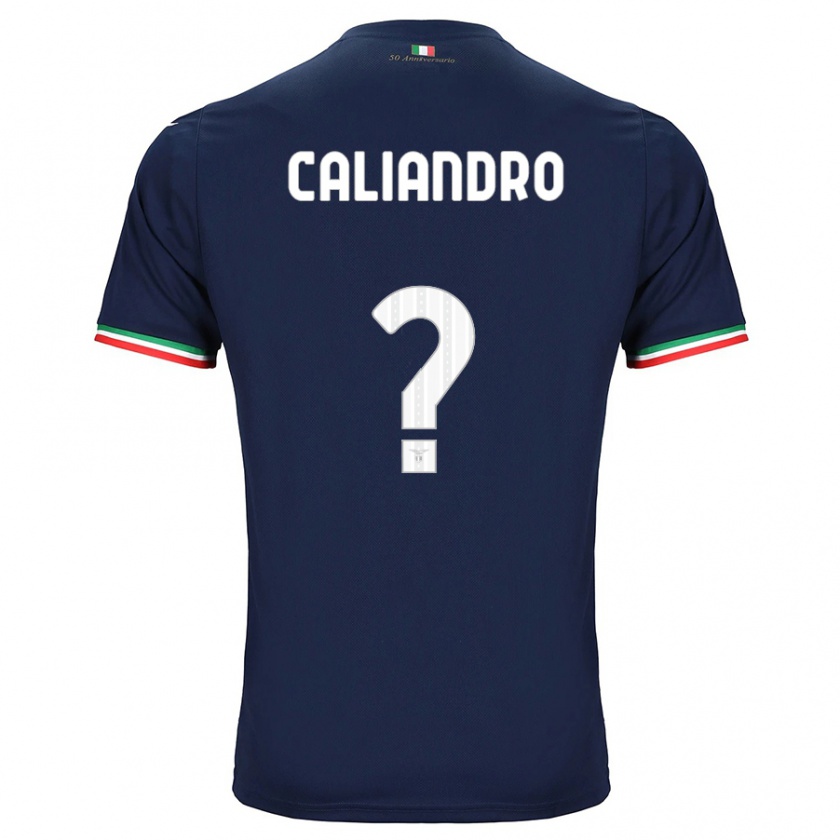 Kandiny Bambino Maglia Stanislao Caliandro #0 Marina Militare Kit Gara Away 2023/24 Maglietta