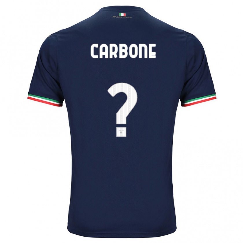 Kandiny Bambino Maglia Giovanni Carbone #0 Marina Militare Kit Gara Away 2023/24 Maglietta