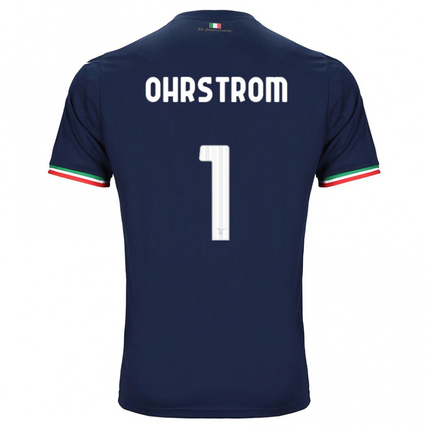 Kandiny Kinder Stephanie Ohrstrom #1 Marine Auswärtstrikot Trikot 2023/24 T-Shirt Österreich