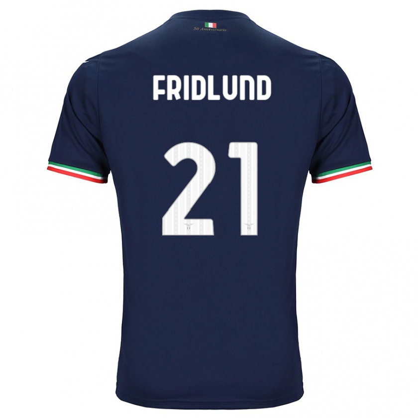 Kandiny Bambino Maglia Johanne Fridlund #21 Marina Militare Kit Gara Away 2023/24 Maglietta