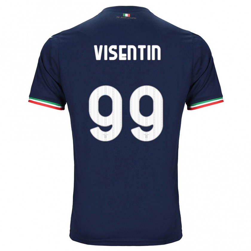 Kandiny Bambino Maglia Noemi Visentin #99 Marina Militare Kit Gara Away 2023/24 Maglietta