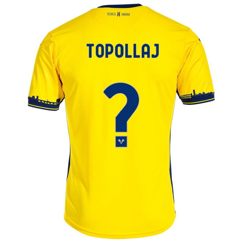 Kandiny Niño Camiseta Mark Topollaj #0 Amarillo 2ª Equipación 2023/24 La Camisa México