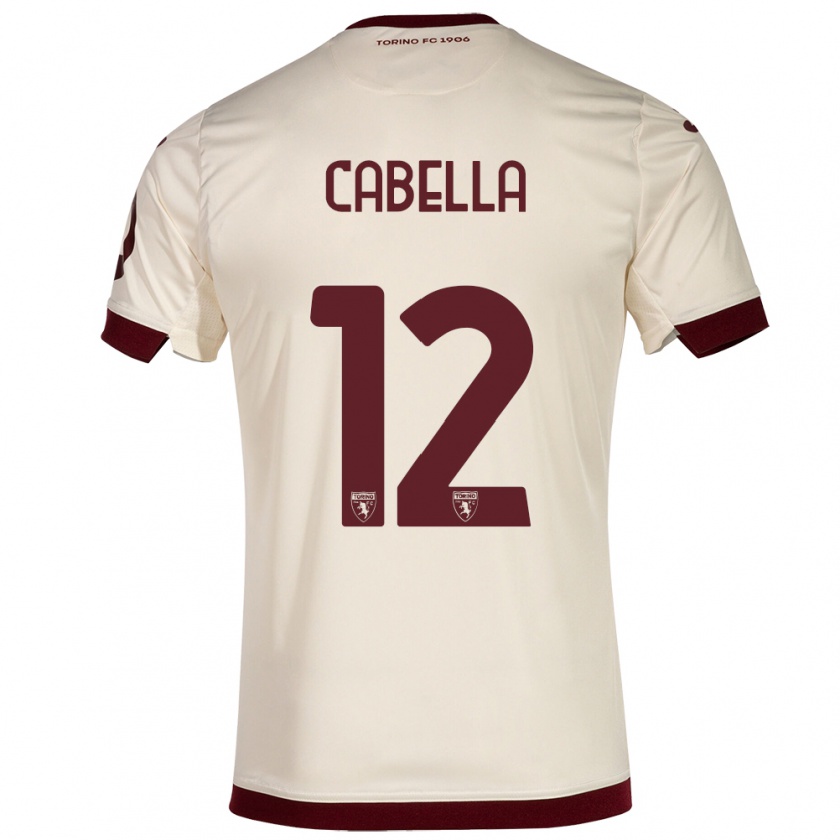 Kandiny Kinder Matteo Cabella #12 Sekt Auswärtstrikot Trikot 2023/24 T-Shirt Österreich