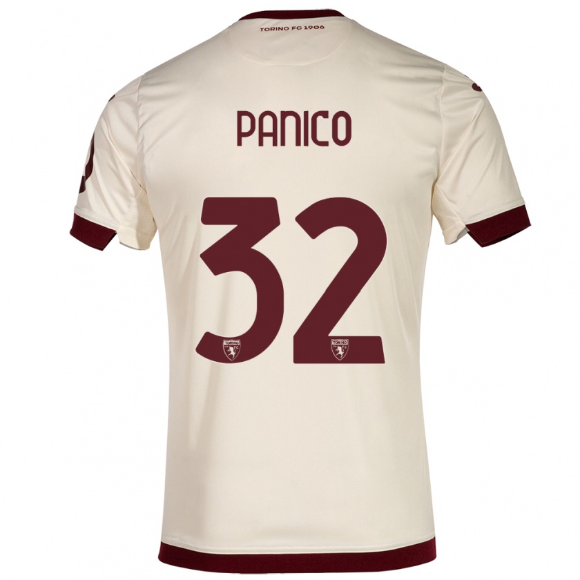 Kandiny Kinder Patrizia Panico #32 Sekt Auswärtstrikot Trikot 2023/24 T-Shirt Österreich