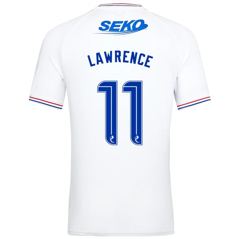 Kandiny Niño Camiseta Tom Lawrence #11 Blanco 2ª Equipación 2023/24 La Camisa