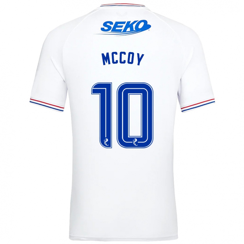 Kandiny Bambino Maglia Kayla Mccoy #10 Bianco Kit Gara Away 2023/24 Maglietta