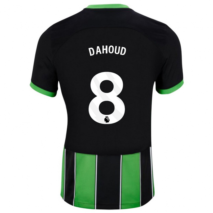 Kandiny Kinder Mahmoud Dahoud #8 Schwarz Grün Auswärtstrikot Trikot 2023/24 T-Shirt Österreich