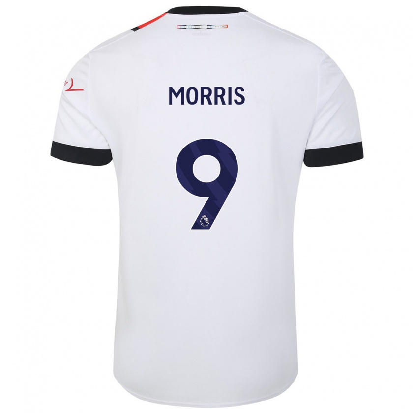 Kandiny Niño Camiseta Carlton Morris #9 Blanco 2ª Equipación 2023/24 La Camisa México