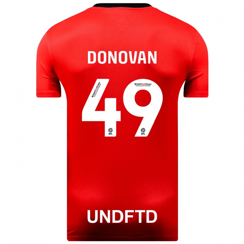 Kandiny Kinderen Romelle Donovan #49 Rood Uitshirt Uittenue 2023/24 T-Shirt België