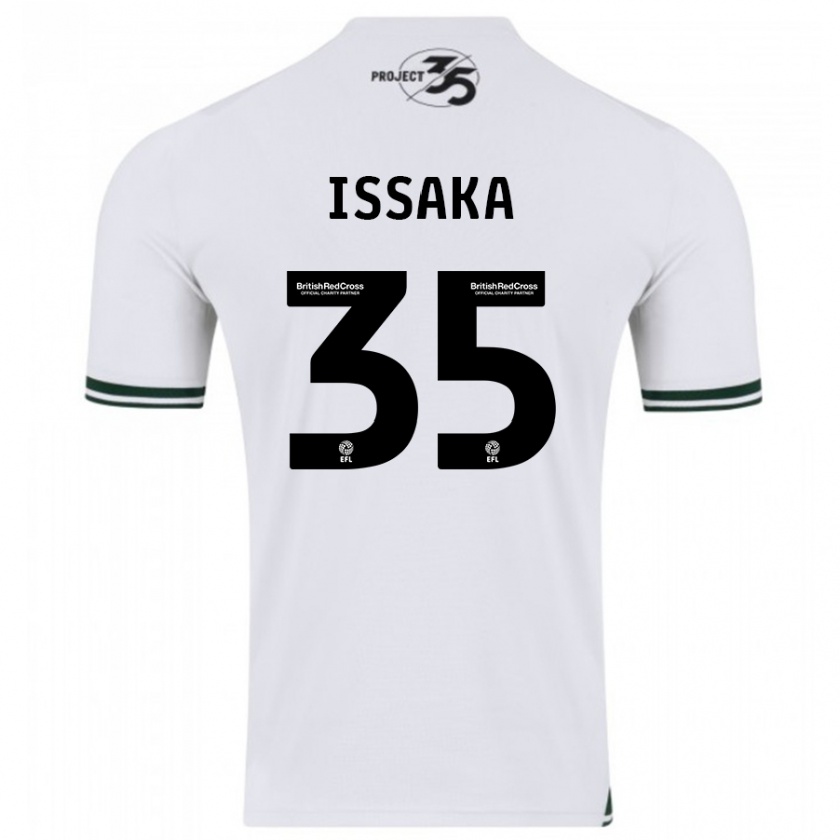 Kandiny Kinder Freddie Issaka #35 Weiß Auswärtstrikot Trikot 2023/24 T-Shirt Österreich