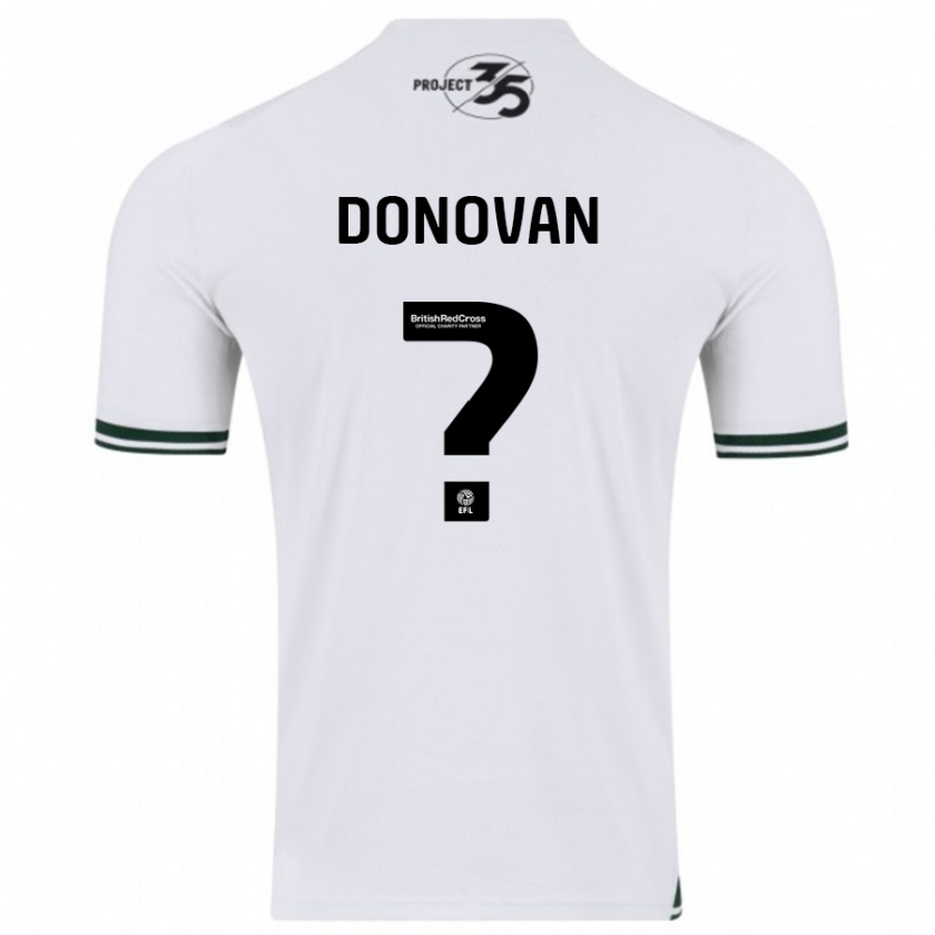 Kandiny Niño Camiseta Henry Donovan #0 Blanco 2ª Equipación 2023/24 La Camisa