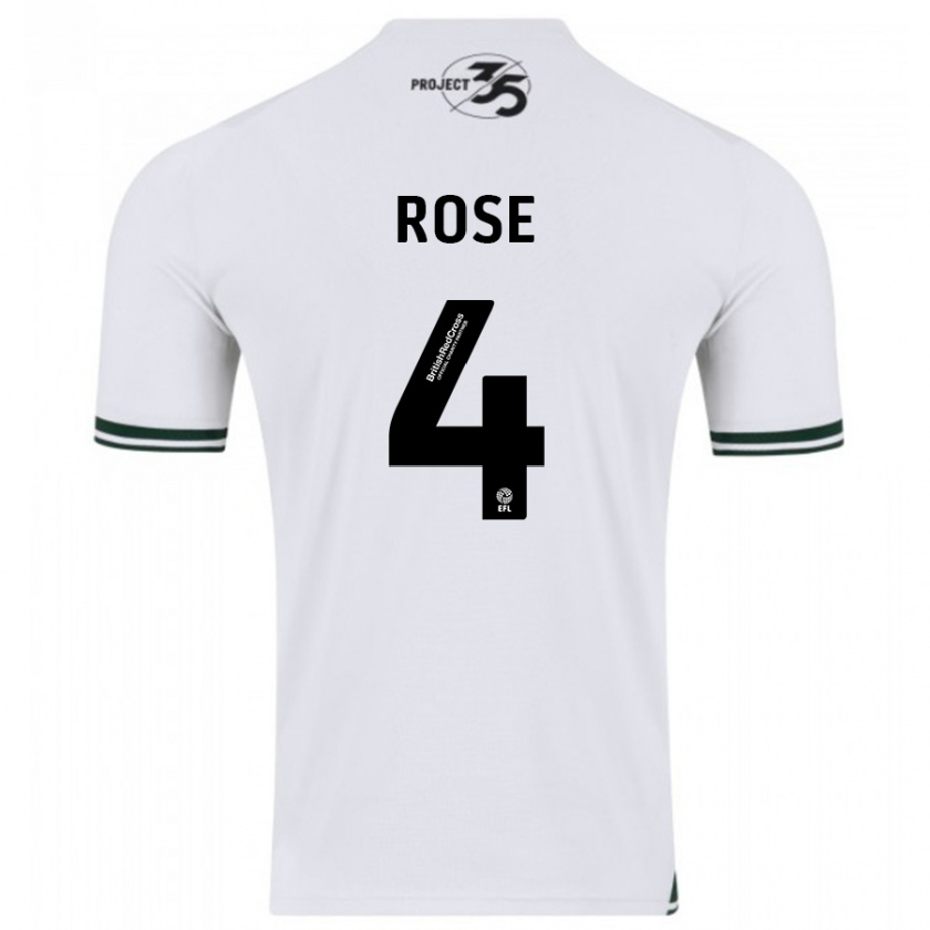 Kandiny Niño Camiseta Jemma Rose #4 Blanco 2ª Equipación 2023/24 La Camisa México