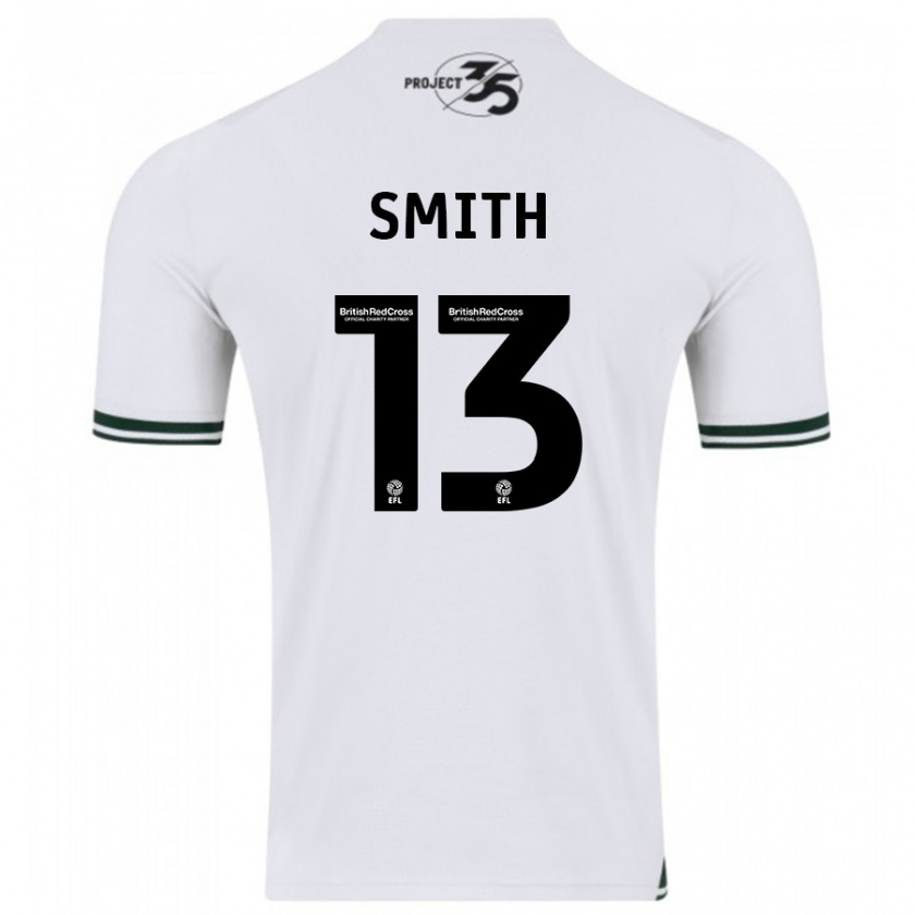 Kandiny Niño Camiseta Grace Smith #13 Blanco 2ª Equipación 2023/24 La Camisa