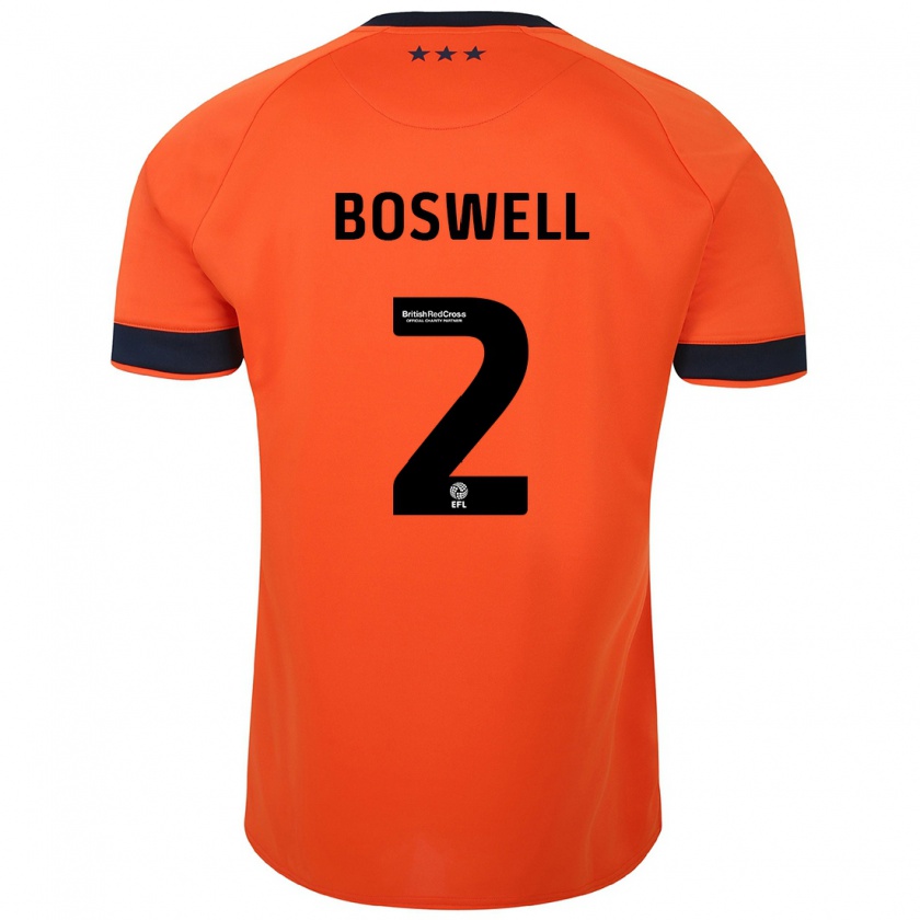 Kandiny Kinderen Maria Boswell #2 Oranje Uitshirt Uittenue 2023/24 T-Shirt België