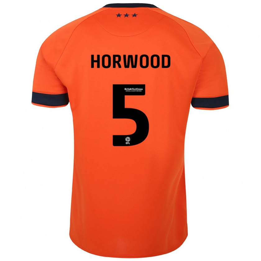 Kandiny Kinder Bonnie Horwood #5 Orangefarben Auswärtstrikot Trikot 2023/24 T-Shirt Österreich