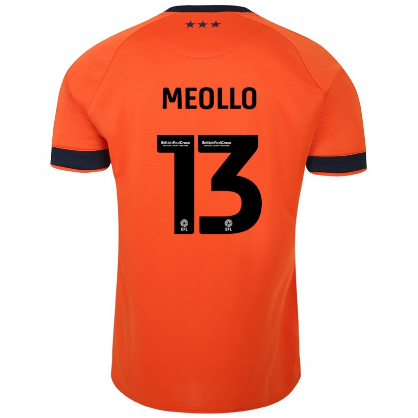 Kandiny Kinderen Nina Meollo #13 Oranje Uitshirt Uittenue 2023/24 T-Shirt België