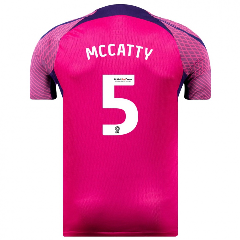 Kandiny Niño Camiseta Grace Mccatty #5 Morado 2ª Equipación 2023/24 La Camisa