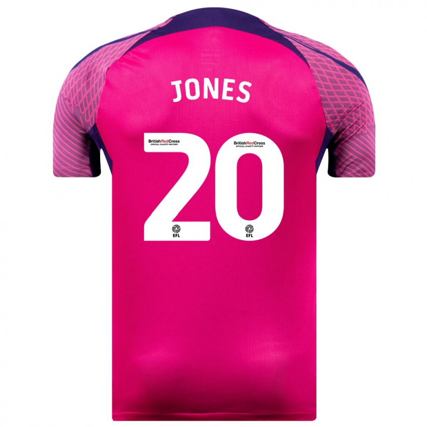 Kandiny Niño Camiseta Ellen Jones #20 Morado 2ª Equipación 2023/24 La Camisa