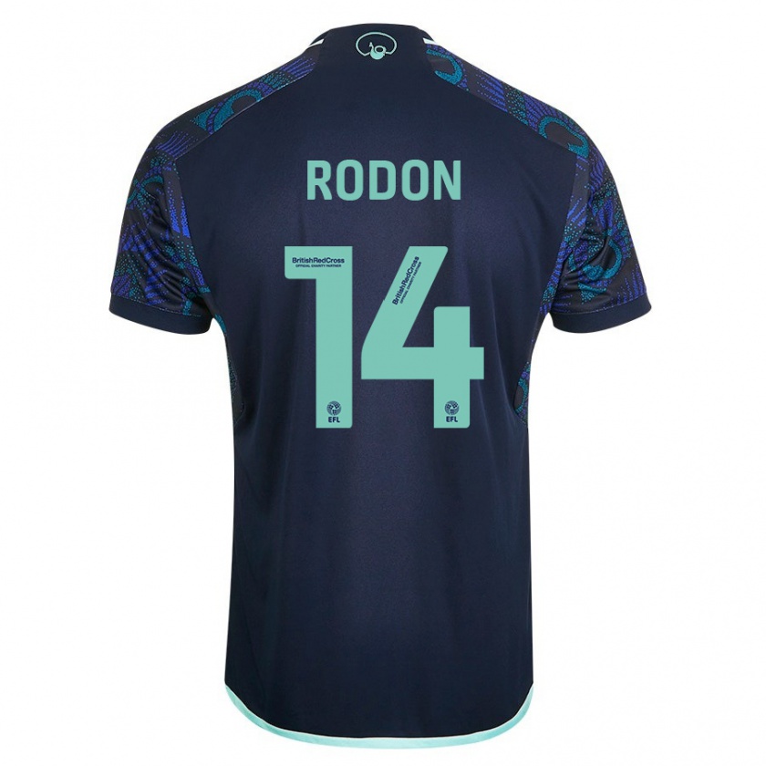 Kandiny Kinder Joe Rodon #14 Blau Auswärtstrikot Trikot 2023/24 T-Shirt Österreich