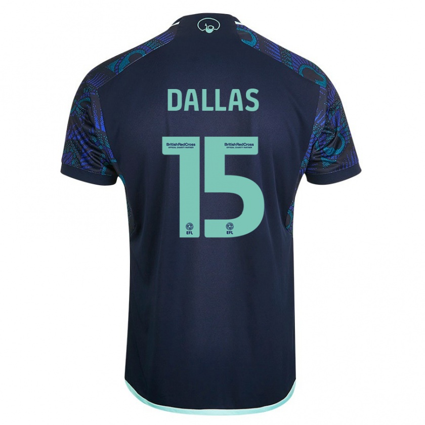 Kandiny Kinder Stuart Dallas #15 Blau Auswärtstrikot Trikot 2023/24 T-Shirt Österreich