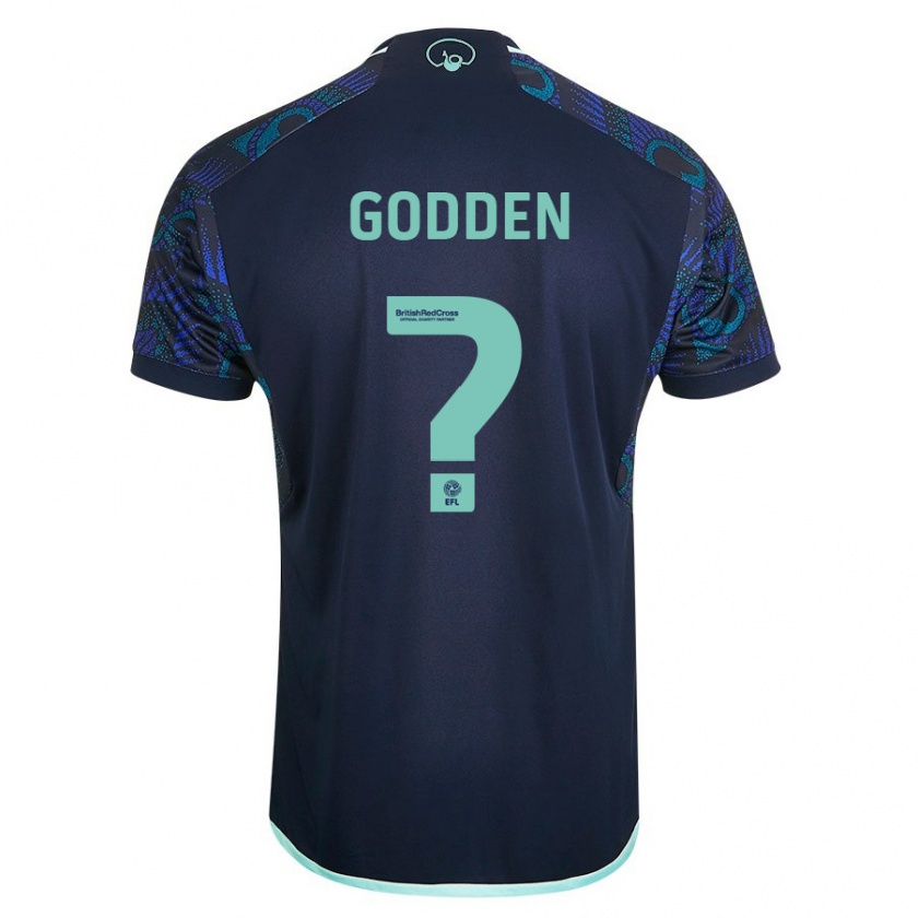 Kandiny Kinder Scott Godden #0 Blau Auswärtstrikot Trikot 2023/24 T-Shirt Österreich