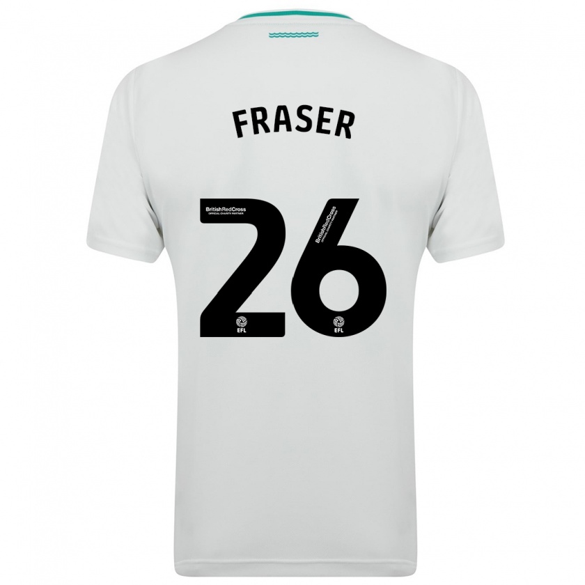 Kandiny Kinder Ryan Fraser #26 Weiß Auswärtstrikot Trikot 2023/24 T-Shirt Österreich