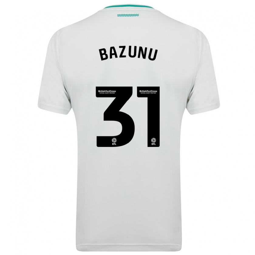 Kandiny Kinder Gavin Bazunu #31 Weiß Auswärtstrikot Trikot 2023/24 T-Shirt Österreich