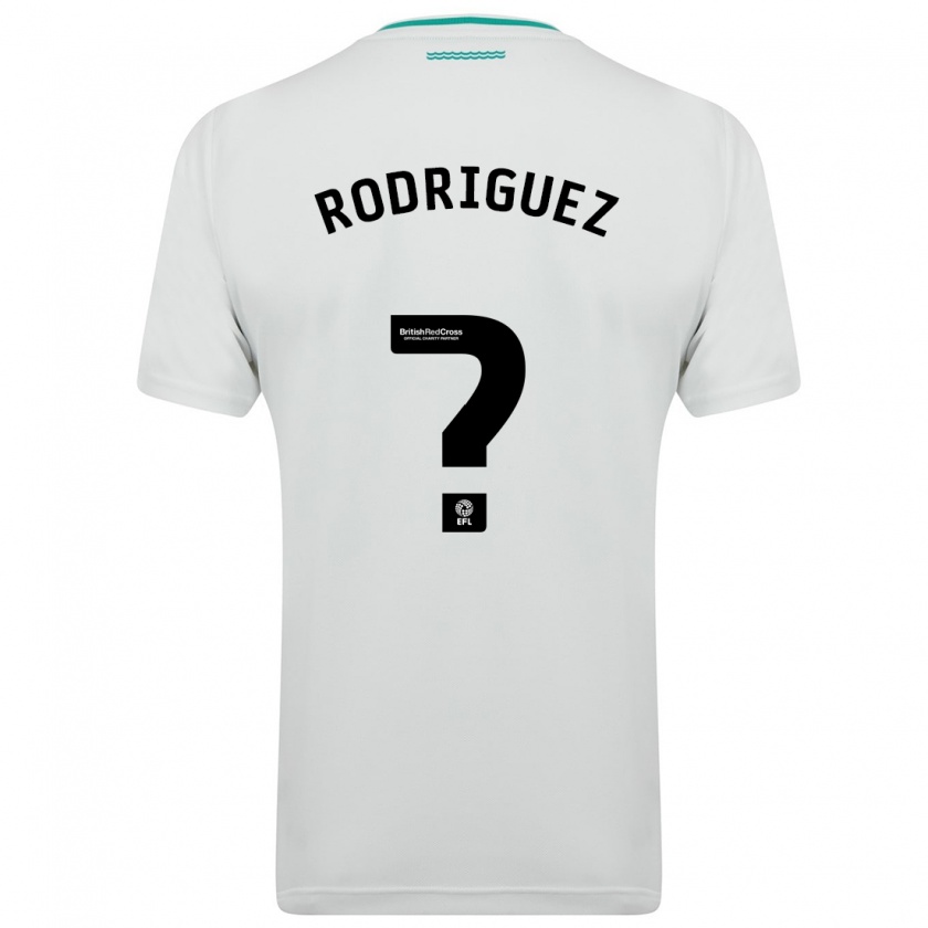 Kandiny Bambino Maglia Alejandro Gomes Rodriguez #0 Bianco Kit Gara Away 2023/24 Maglietta