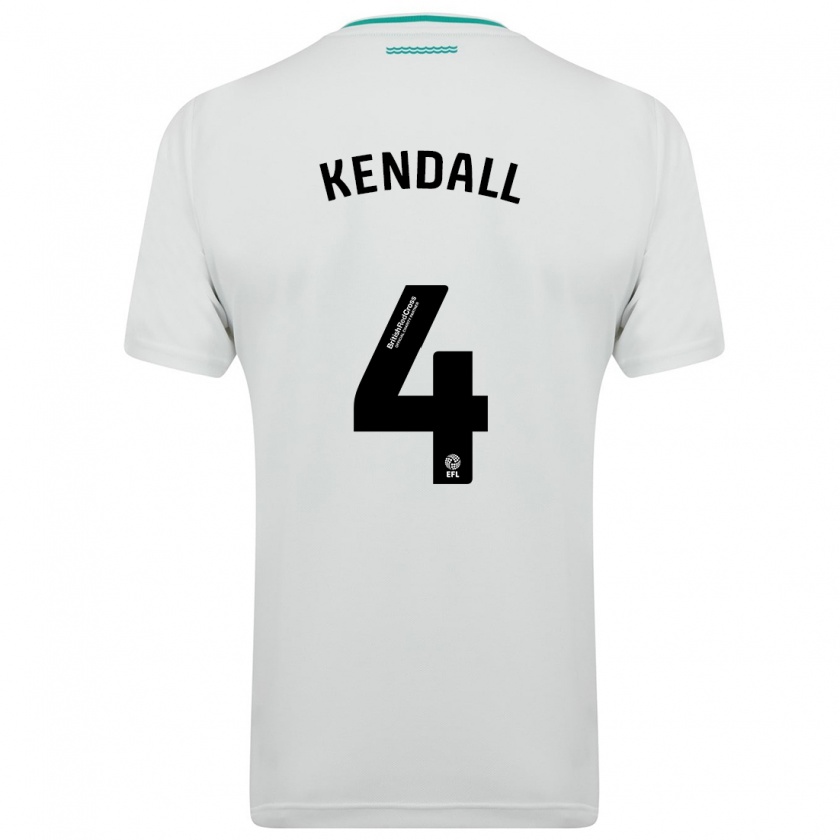 Kandiny Kinder Lucia Kendall #4 Weiß Auswärtstrikot Trikot 2023/24 T-Shirt Österreich