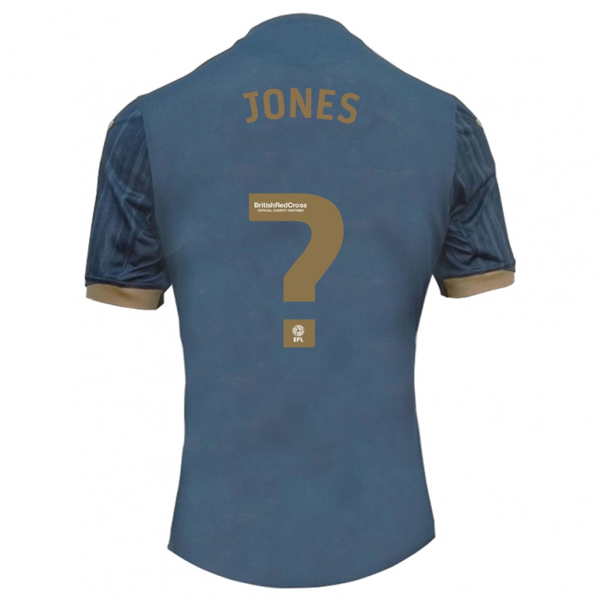 Kandiny Bambino Maglia Harry Jones #0 Verde Acqua Scuro Kit Gara Away 2023/24 Maglietta