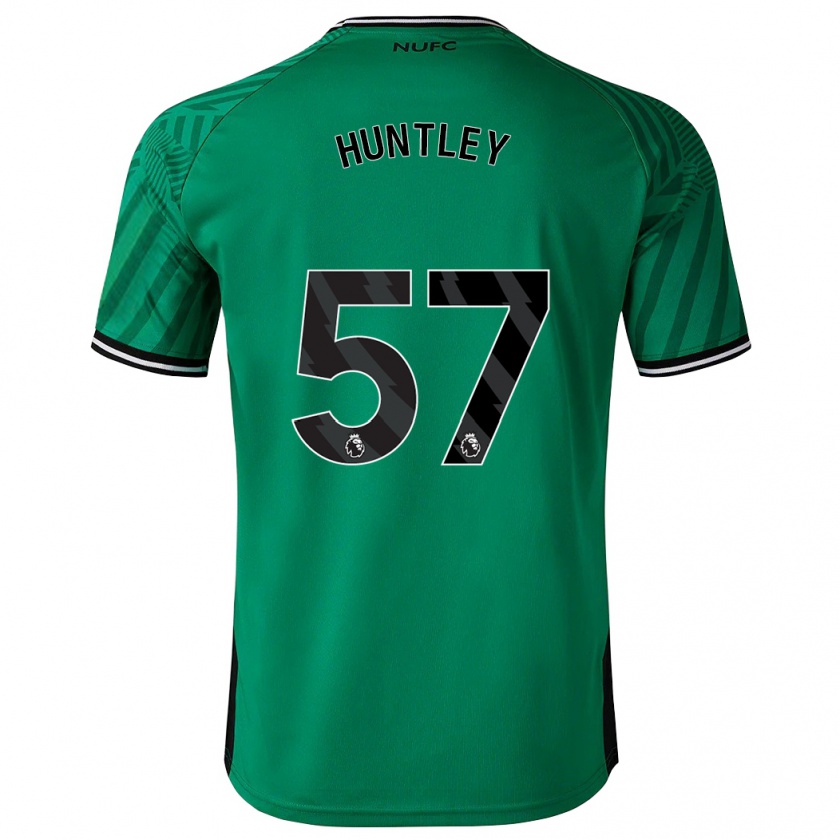 Kandiny Bambino Maglia James Huntley #57 Verde Kit Gara Away 2023/24 Maglietta