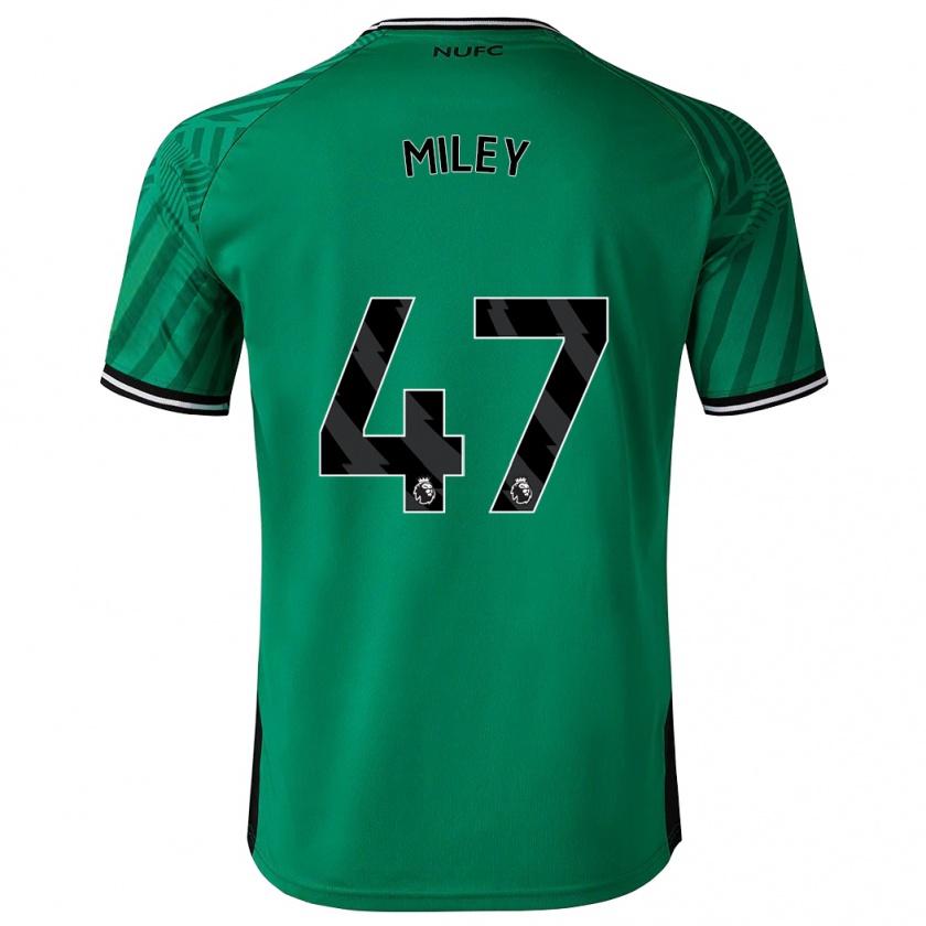 Kandiny Kinder Jamie Miley #47 Grün Auswärtstrikot Trikot 2023/24 T-Shirt Österreich