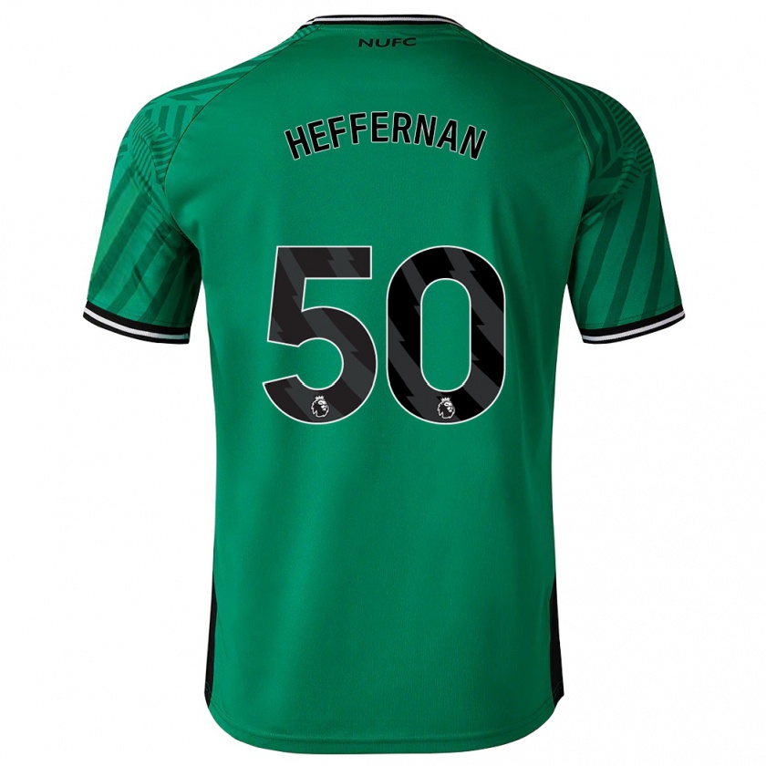 Kandiny Bambino Maglia Cathal Heffernan #50 Verde Kit Gara Away 2023/24 Maglietta