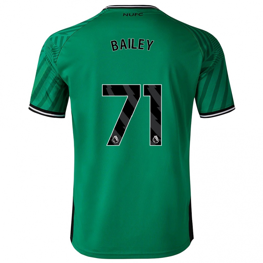 Kandiny Bambino Maglia Scott Bailey #71 Verde Kit Gara Away 2023/24 Maglietta