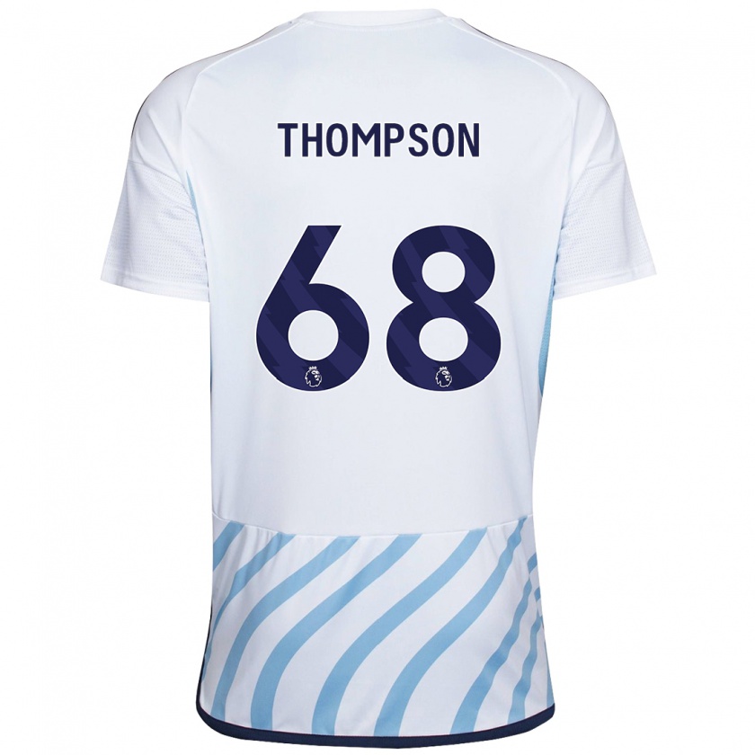 Kandiny Kinder Jack Thompson #68 Weiß Blau Auswärtstrikot Trikot 2023/24 T-Shirt Österreich