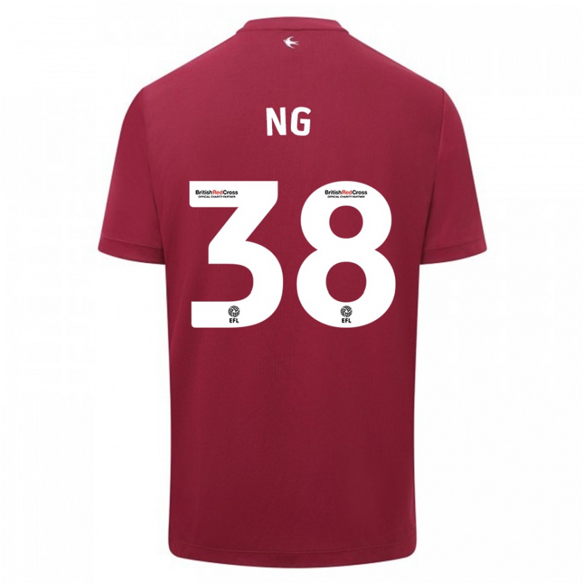 Kandiny Niño Camiseta Perry Ng #38 Rojo 2ª Equipación 2023/24 La Camisa