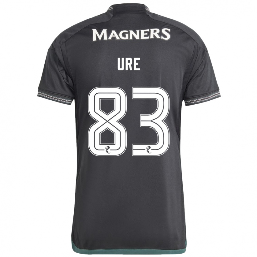 Kandiny Kinder Kyle Ure #83 Schwarz Auswärtstrikot Trikot 2023/24 T-Shirt Österreich