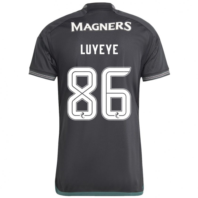 Kandiny Kinderen Benny-Jackson Luyeye #86 Zwart Uitshirt Uittenue 2023/24 T-Shirt België