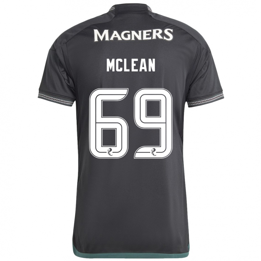 Kandiny Niño Camiseta Kai Mclean #69 Negro 2ª Equipación 2023/24 La Camisa México