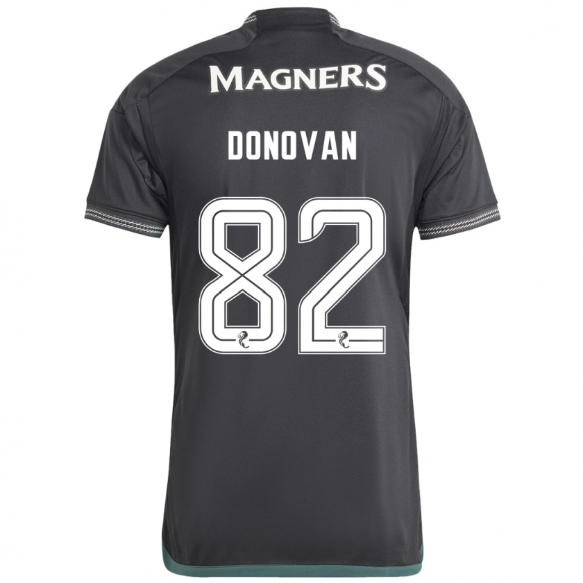 Kandiny Niño Camiseta Colby Donovan #82 Negro 2ª Equipación 2023/24 La Camisa México