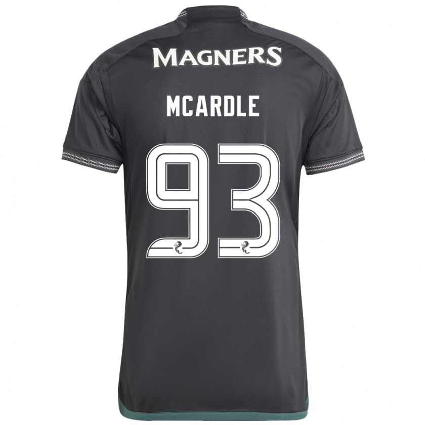 Kandiny Niño Camiseta Sean Mcardle #93 Negro 2ª Equipación 2023/24 La Camisa